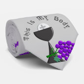 Cravate Les cadeaux de calice d'eucharistie et de centre (Roulé)