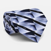 Cravate Les Cd ombragent noir et blanc (Roulé)