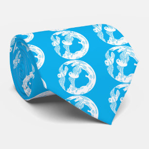 Cravate Les colombes et le vieux arbre