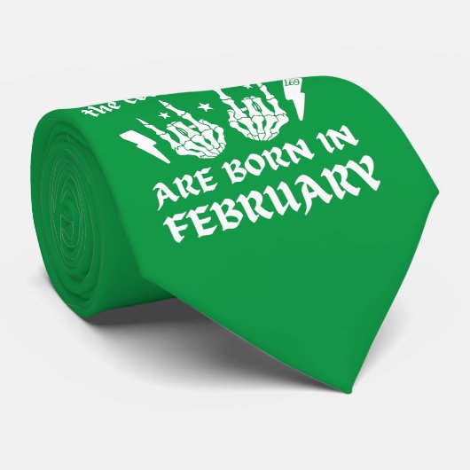 CRAVATE LES COOLEST DUDES SONT NÉS EN FÉVRIER (Roulé)