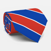 Cravate Les couleurs du drapeau russe élégantes (Roulé)