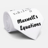 Cravate Les équations de Maxwell (Roulé)