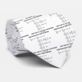 Cravate Les équations équivalentes sont égales à une une (Roulé)