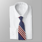 Cravate Les Etats-Unis drapeau américain coutume (Attaché)