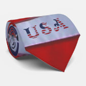 CRAVATE LES ETATS-UNIS - DRAPEAU AMÉRICAIN DE LIEN (Roulé)