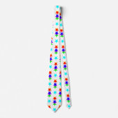 Cravate Les Étoiles Aligner Colorful Amusant Élégant (Devant)