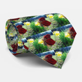 Cravate Les fées dans les jonquilles (Roulé)