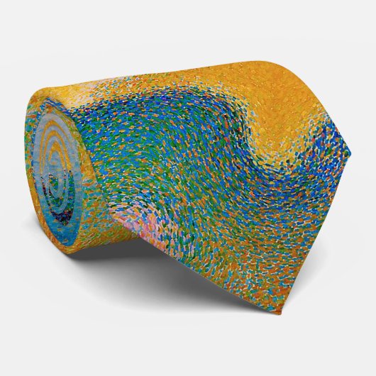 Cravate Les femmes dans le puits, Signac (Roulé)