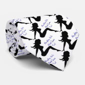 Cravate Les filles vilaines ont besoin d'amour aussi ! (Roulé)