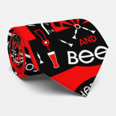 Cravate Les fléchettes de pub classiques (Roulé)