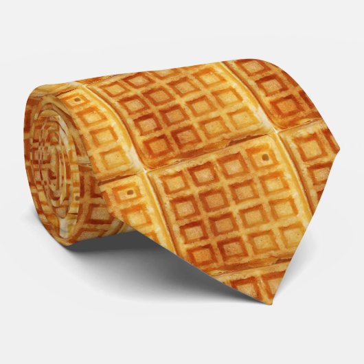Cravate Les gaufres pour tous (Roulé)