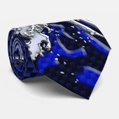 Cravate Les grands styles de fibre de carbone de chrome de (Roulé)