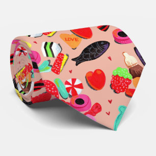 Cravate Les jolies valentines vous êtes tellement rose suc