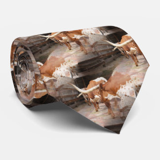 Cravate Les Longhorns du vacher