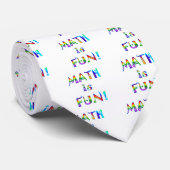 Cravate Les maths sont amusement (Roulé)