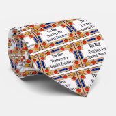 Cravate Les meilleurs professeurs sont les professeurs (Roulé)