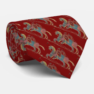 Cravate Les messagers de William - Bayeux Tapestry