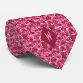 Cravate Les nuances de Roses de cubisme rose (Roulé)