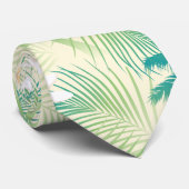 Cravate Les palmiers tropicaux d'été (Roulé)