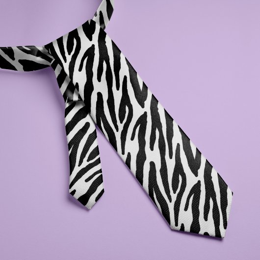 Cravate Les Patterns de Zebra Stripe