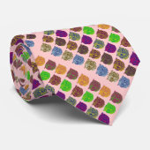 Cravate les petites têtes d'oiseau de chouette (Roulé)