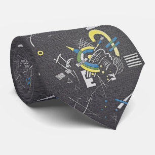 Cravate Les Petits Mondes de Kandinsky - Art Abstrait