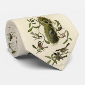 Cravate Les poulets et le Bushtit, les oiseaux d'Amérique  (Roulé)