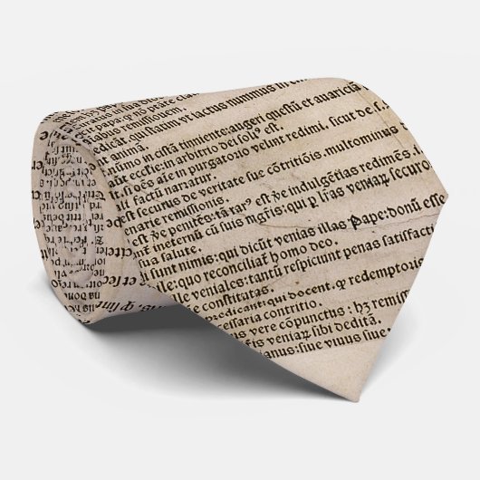 Cravate Les Quatre-Vingt-Quinze Thèses (Martin Luther) (Roulé)