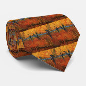 Cravate Les saules au coucher du soleil par Vincent van Go (Roulé)