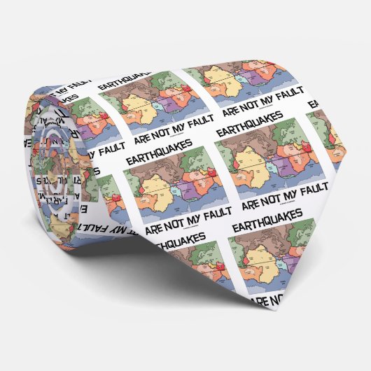 Cravate Les Séismes Ne Sont Pas Ma Faute (Tectonique Des P (Roulé)