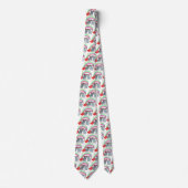 Cravate Les souris en amour Rainbow Heart Motif Valentines (Devant)