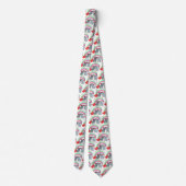 Cravate Les souris en amour Rainbow Heart Motif Valentines (Dos)