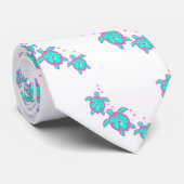 Cravate Les tortues hawaïennes du littoral Honu (Roulé)