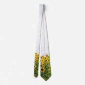 Cravate Les tournesols dans un champ (Dos)