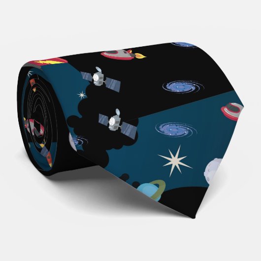 Cravate l'espace, (Roulé)