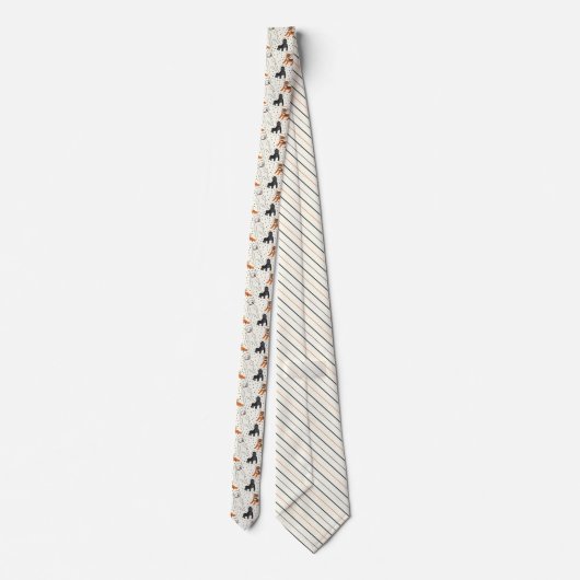 Cravate L'espace est le modèle des astronautes animaux sau (Dos)