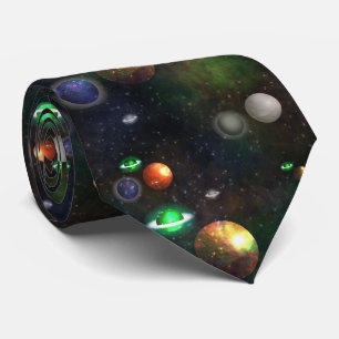 Cravate L'espace, planètes