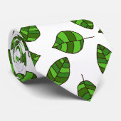 Cravate L'été laisse à feuille verte réglable le motif (Roulé)