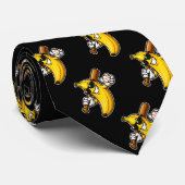 Cravate Lets Go Bananas Retro Baseball Banana Funny (Roulé)