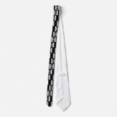 Cravate Lettre chic H (Dos)