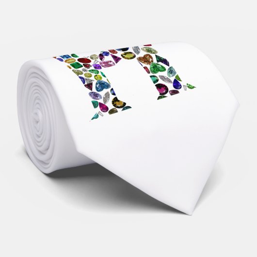 Cravate Lettre H Monogramme (Roulé)