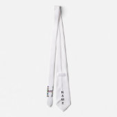 Cravate Lettre H Monogramme (Dos)