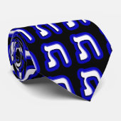 Cravate LETTRE HÉBRAÏQUE Tav (Roulé)