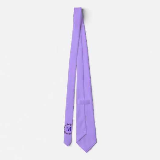 Cravate LETTRE INITIALE POUPÉE FORMELLE CLASSIQUE MONogram (Dos)