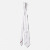 Cravate Lettre M Monogramme (Dos)
