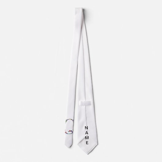 Cravate Lettre monographique Q (Dos)