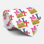 CRAVATE LETTRES D'ACRONYME MLT WHIMSICAL FUN LABORATOIRE (Roulé)