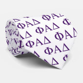 Cravate Lettres grecques Phi Alpha Delta (Roulé)