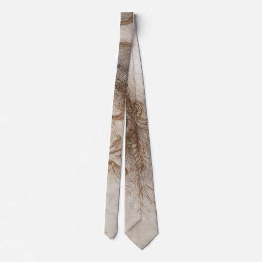 Cravate L'étude de Léonard de Vinci sur le chef de Leda (Dos)