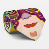 Cravate L'événement de carnaval de mardi gras regardent (Roulé)